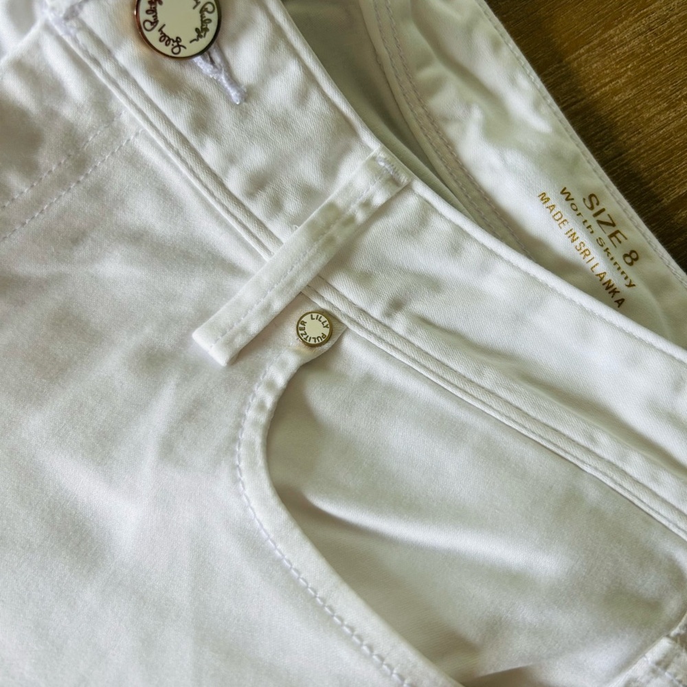 Lilly Pulitzer White Jeans Size 8
